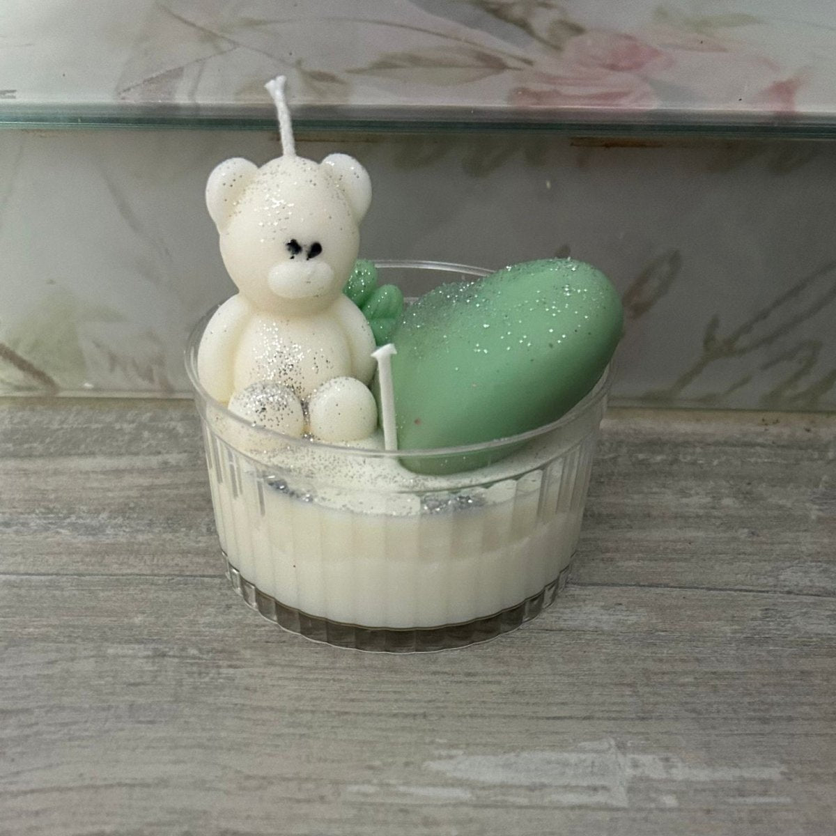 Marturie in recipient verde - NaturalHandmade